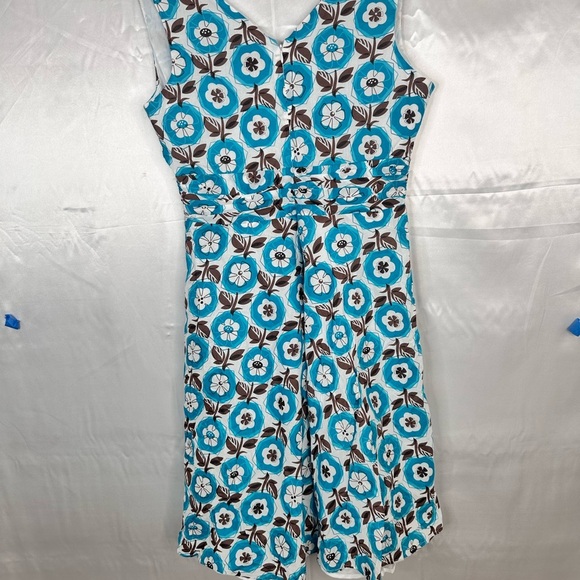 Amanda Lane Black and Blue Sleeveless V-Neck Sundress size 14 - Picture 9 of 10